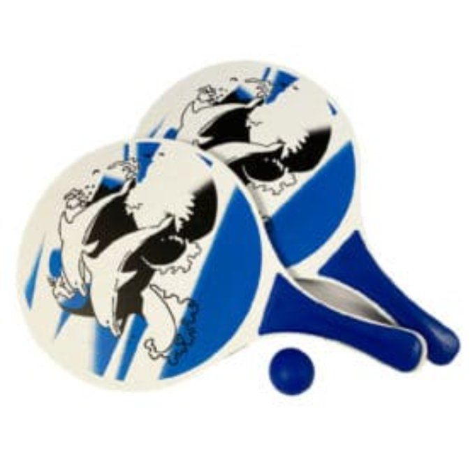 Raquettes de Plage en Bois avec Balle Incluse - Pour des heures de divertissement estival !