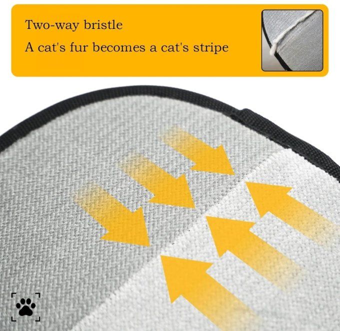 Gant Anti-Poils pour Chats et Chiens – Filet Doux Lavable – Enlève Poils sur Vêtements et Canapés