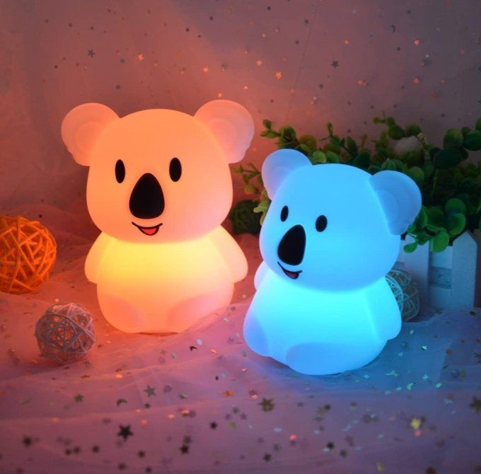Veilleuse Enfant Koala LED – Rechargeable, Tactile & Télécommande