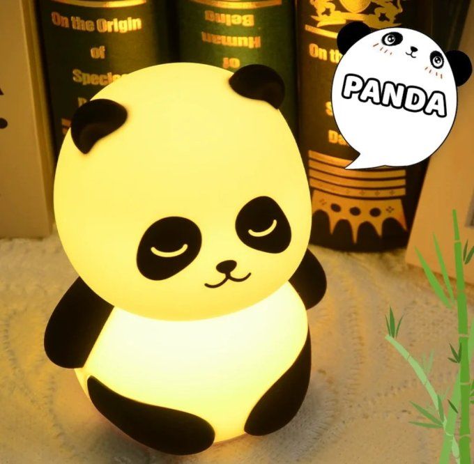 Veilleuses Enfants Animaux LED – Rechargeables & Télécommande – Panda
